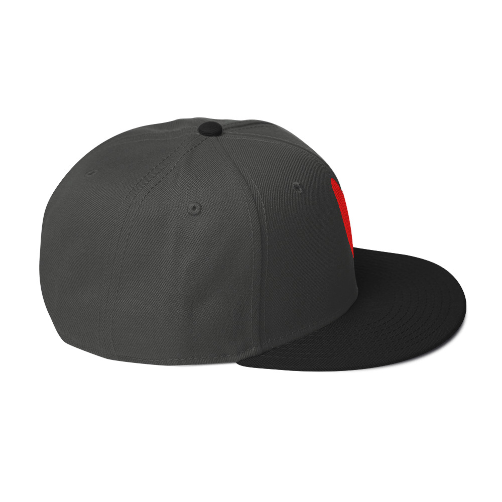 Snapback Hat with heart - Image 16
