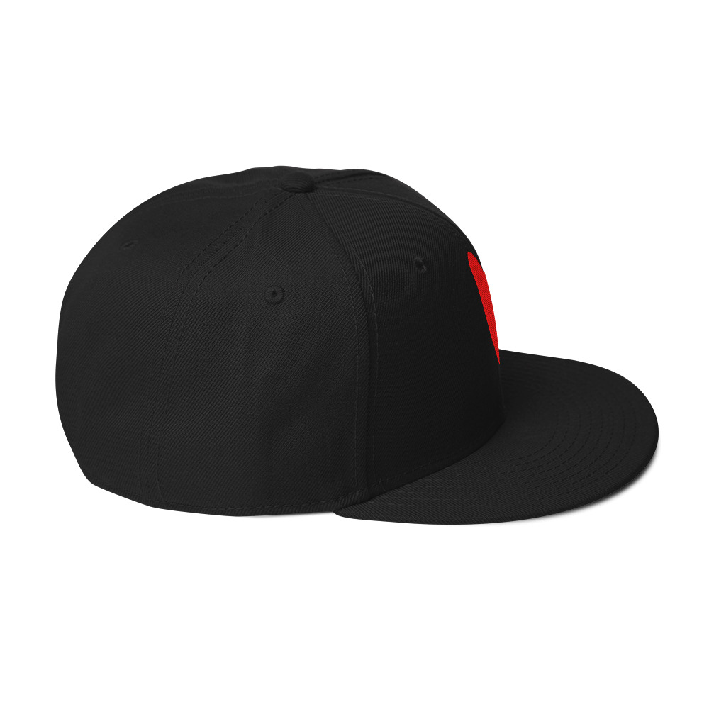 Snapback Hat with heart - Image 4