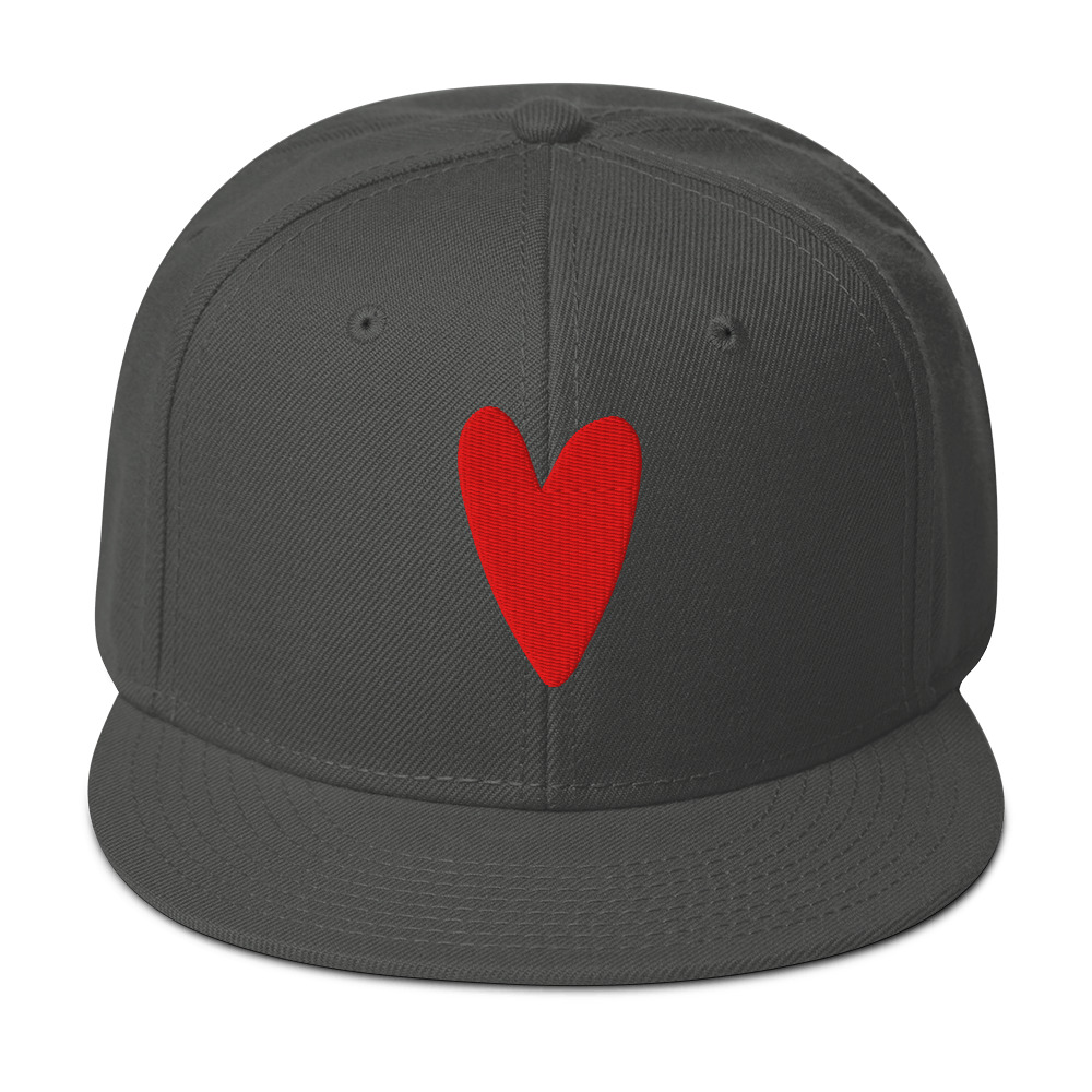Snapback Hat with heart - Image 17