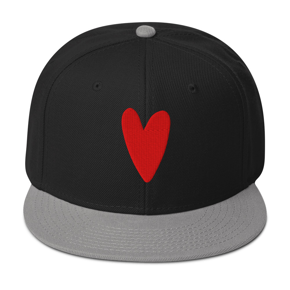 Snapback Hat with heart - Image 9