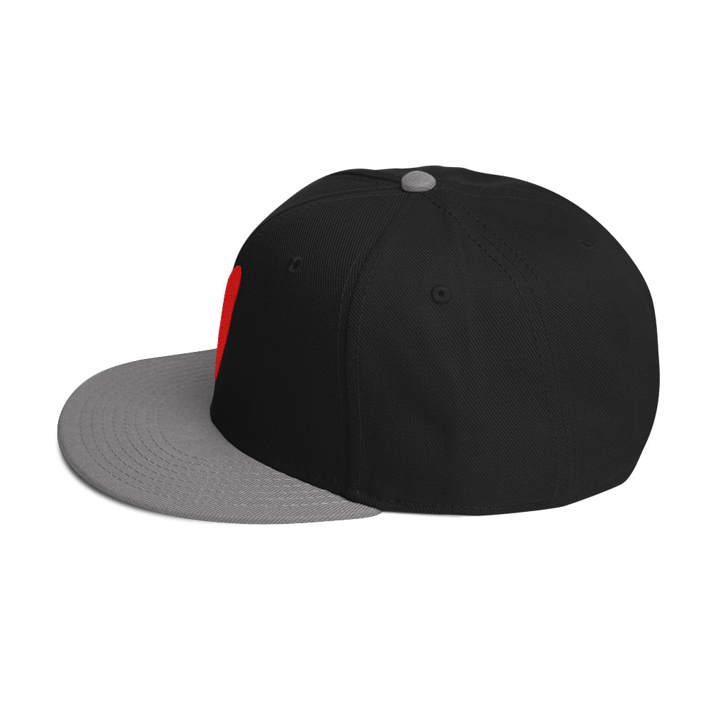 Snapback Hat with heart - Image 11