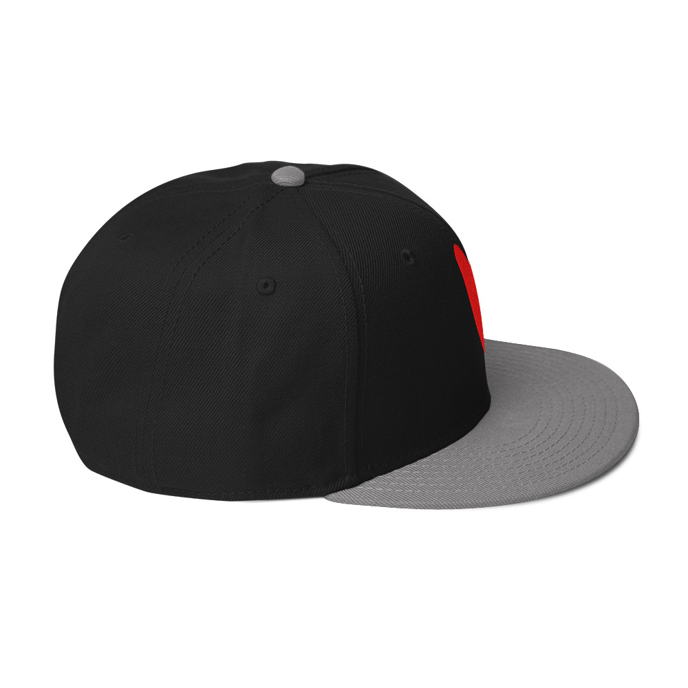 Snapback Hat with heart - Image 12