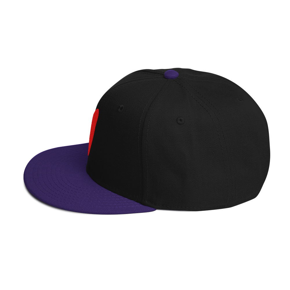 Snapback Hat with heart - Image 7