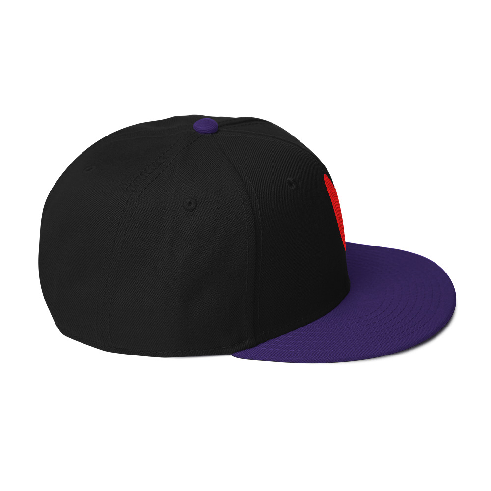 Snapback Hat with heart - Image 8