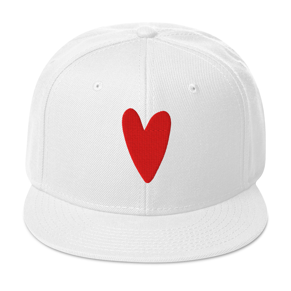 Snapback Hat with heart - Image 21